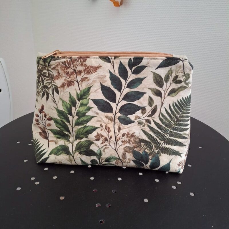 Patron grande pochette face avant